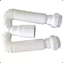 Sifão Sanfonado Universal Duplo Branco Sifão Sanfonado Universal Duplo Branco