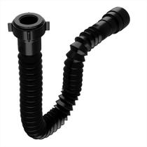 Sifão Sanfonado Universal Pvc Reforçado Astra - Preto