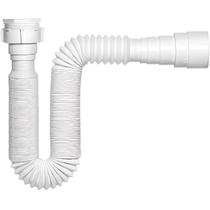 Sifão Tigre Sanfonado Ajustável Extensível Pia Branco Lavatorio Tanque Cozinha Universal Anti Odor