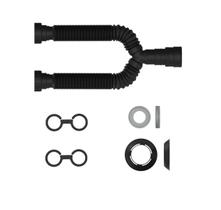 Sifao tubo ext.dup.univ. black porca pp c/ canopla - 0,7m - 030214 Sifao tubo ext.dup.univ. black porca pp c/ canopla - 0,7m - 030214