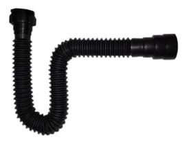 Sifao Tubo Extensivel 0,74 m Preto Fosco p/ Baneheiro e Cozinha CENSI