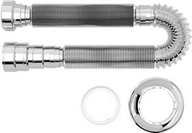 Sifao tubo extensivo cromado c/ canopla 1,50m - blukit Sifao tubo extensivo cromado c/ canopla 1,50m - blukit