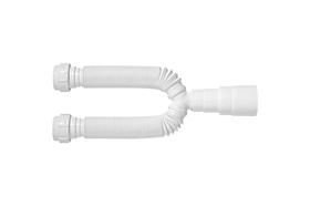 Sifão Tubo Extensivo Duplo Universal com Porca Branco Sifão Tubo Extensivo Duplo Universal com Porca Branco