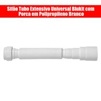 Sifão Tubo Extensivo Universal Blukit Branco