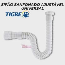 Sifão Tubo Extensivo Universal Sanfonado Tigre