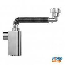 Sifão Universal Parede Com Copo Cromado Abs - 31703