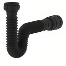 Sifão Universal Preto Sanfonado 1,5m