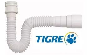 Sifão Universal Sanfonado Branco Pia Multiuso Tigre
