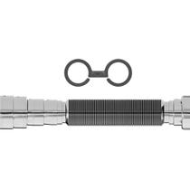 Sifão Universal Sanfonado Cromado Blukit Flexível Pia Tanque Lavabo Cozinha Encanador Durável