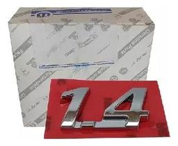 Sigla Cromada 1.4 Idea, Palio, Siena E Strada Original 51714006 Sigla Cromada 1.4 Idea, Palio, Siena E Strada Original 51714006