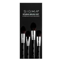 Sigma Beauty Studio Brush Set Kit 4 Pincéis de Maquiagem
