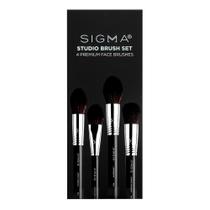 Sigma Beauty Studio Brush Set Kit 4 Pincéis de Maquiagem Sigma Beauty Studio Brush Set Kit 4 Pincéis de Maquiagem