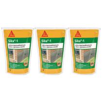 Sika-1 Aditivo Impermeabilizante Cimento Concreto 1L - 3 Un Sika-1 Aditivo Impermeabilizante Cimento Concreto 1L - 3 Un