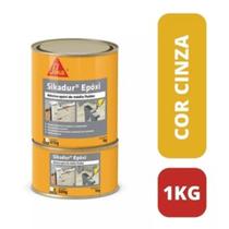 Sika dur Adesivo Epóxi Cinza estrutural media concreto 1kg fluidez impermeabilizante aço ferro Sika dur Adesivo Epóxi Cinza estrutural media concreto 1kg fluidez impermeabilizante aço ferro