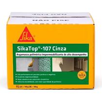 Sika Top 107 Impermeabilizante Cinza 18 Kg - Sika Sika Top 107 Impermeabilizante Cinza 18 Kg - Sika