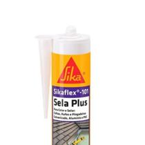 Sikaflex 101 Sela Plus PU Selante adesivo flexivel Branco calhas rufos galvanizados