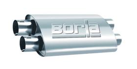 Silenciador Borla ProXS 400286 Entrada/Saída Dupla Universal de 2,5 polegadas