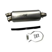 Silenciador De Escape Universal Para Motocicleta 51mm Com Saída Dupla Lado Direito E DB Killer Para