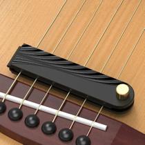 Silenciador De Guitarra Premium Em Neoprene 360 graus Placa De Base Antirrisco Para Prática Silenciosa