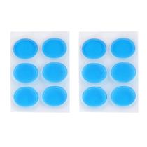 Silenciador de tambor Dilwe 12 unidades de amortecedor de tambor azul silicone Silenciador de tambor Dilwe 12 unidades de amortecedor de tambor azul silicone