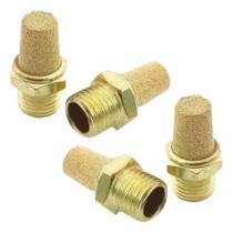 Silenciador Pneumático Sinterizado Conico 3/8 - 4 Unidades
