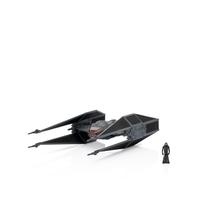 Silenciador TIE de brinquedo STAR WARS Micro Galaxy Squadron com boneco