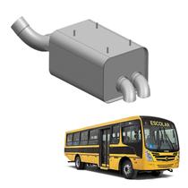 Silencioso Escapamento Ônibus O500R com Lã A6344900201