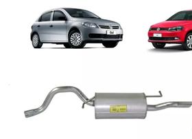 Silencioso traseiro Gol 1.6 8V 2009 a 2013