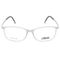 Silhouette SPX 1572 - Cinza Translúcido 10 6100 52mm - Óculos de Grau