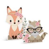 Silhueta Decorativa Cromus Bosque Dos Sonhos C/2 Peças - Cromus festas