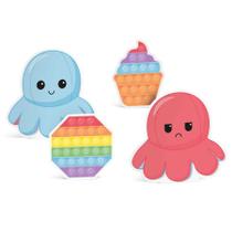 Silhueta Decorativa de Mesa Festa Fidget Toys 4 Unidades - Cromus - Rizzo