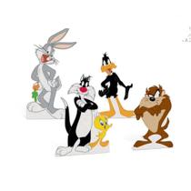 Silhuetas Decorativas Looney Tunes Sortidas - 4 Unidades - Cromus - Rizzo