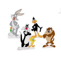 Silhuetas Decorativas Looney Tunes Sortidas - 4 Unidades - Cromus - Rizzo