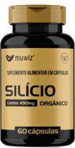 Silício Orgânico 490 mg frasco 60 capsulas - Muwiz