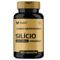 Silício Orgânico 60 Cápsulas 490 mg Silicio Muwiz Silício Orgânico 60 Cápsulas 490 mg Silicio Muwiz