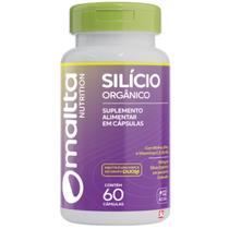 Silicio organico + biotina + vitaminas c e b3 b6 + zinco 60 cápsulas - maltta nutrition