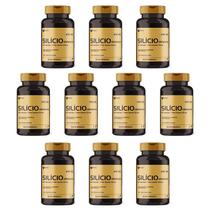 Silício orgânico vitamina silicio organico 60 caps muwiz kit 10