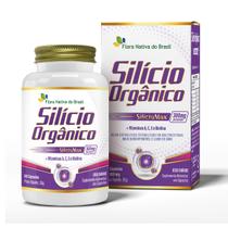 Silício Orgânico + Vitaminas A, C, E, Biotina 60 Cápsulas 500mg 60 Cápsulas - Flora nativa Do Brasil