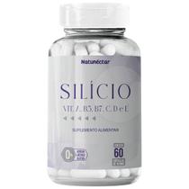 Silício + Vitaminas A B5 B7 C D E - 60 cápsulas Natunéctar