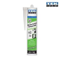 Silicone Acetico 270ml/256g Transparente Tekbond Silicone Acetico 270ml/256g Transparente Tekbond