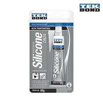 Silicone Acético 50g Cinza Blister Alta Temp - Tekbond - NÃO ESPECIFICADO