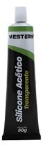 Silicone Acético 50g Cola Transparente Para Reparos Vedação Silicone Acético 50g Cola Transparente Para Reparos Vedação