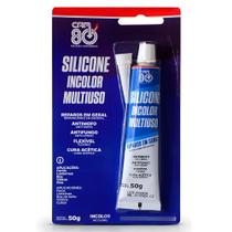 Silicone Acetico 50g Transparente Car 80 Silicone Acetico 50g Transparente Car 80