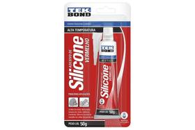 Silicone Acético Alta Temperatura 50g Vermelho