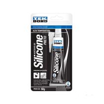 Silicone Acético Alta Temperatura Tekbond 50g Preto Silicone Acético Alta Temperatura Tekbond 50g Preto