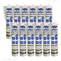 Silicone Acético Banheiro e Cozinha Branco Anker 12pcs Silicone Acético Banheiro e Cozinha Branco Anker 12pcs