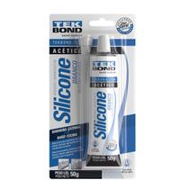 Silicone Acético Branco 50g Tekbond Unidade