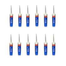 Silicone Acético Branco Siloc - 12 Unidades