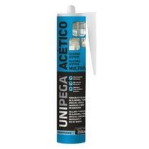 SILICONE ACETICO INCOLOR MULTIUSO 250 ml - UNIPEGA SILICONE ACETICO INCOLOR MULTIUSO 250 ml - UNIPEGA