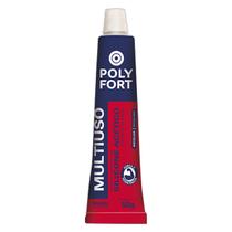 Silicone Acético Multiuso Antifungo Polyfort 50g (ZB113) - Pulvitec Silicone Acético Multiuso Antifungo Polyfort 50g (ZB113) - Pulvitec